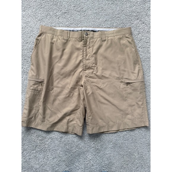 Callaway Other - Callaway Mens Khaki Tan Golf Cargo Shorts Size 40 Performance Gripper Waistband